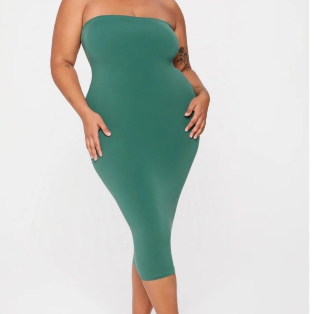 NWT Yitty Convertible Shapewear Dress Go-Getta' Green XL
